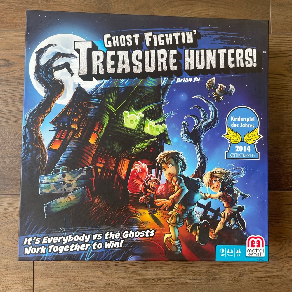 Ghost Fightin' Treasure Hunters Board Game - Complete Mattel Games Complete